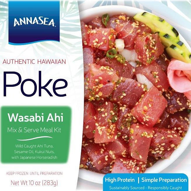 Annasea Frozen Wasbi Ahi Poke Kit 10 oz