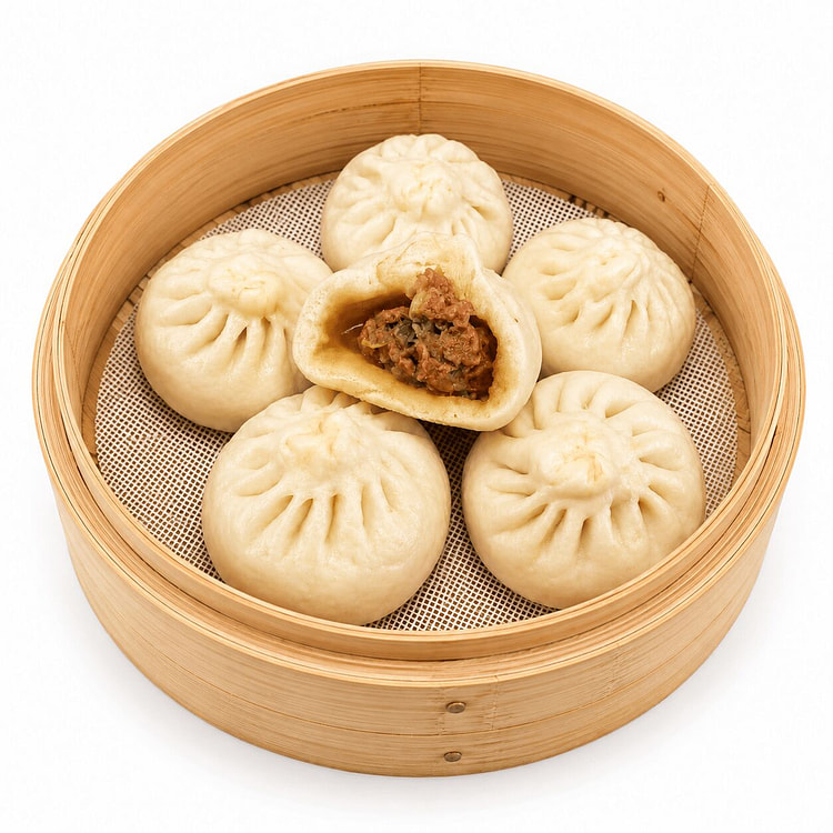 青椒牛肉小笼包 6个 1 份