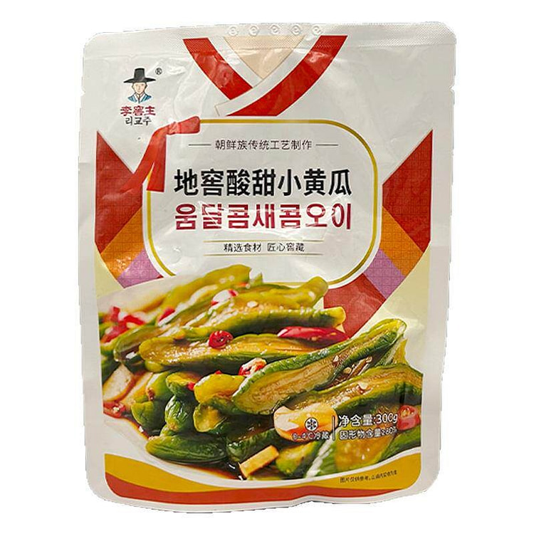 李窖主地窖酸甜小黄瓜泡菜300g*1袋 300 克