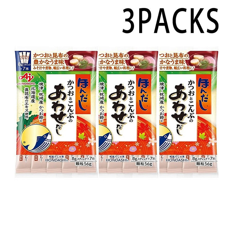 味之素 鲣鱼海带沙丁鱼高汤出汁粉 天然浓缩汤底
