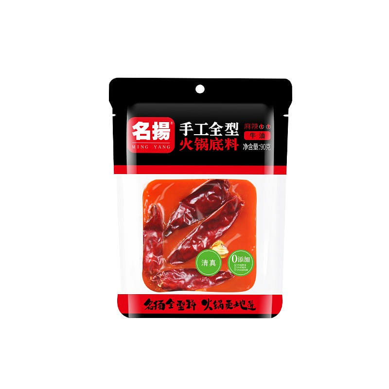 名扬 小块麻辣火锅底料 不添加防腐剂 90 克