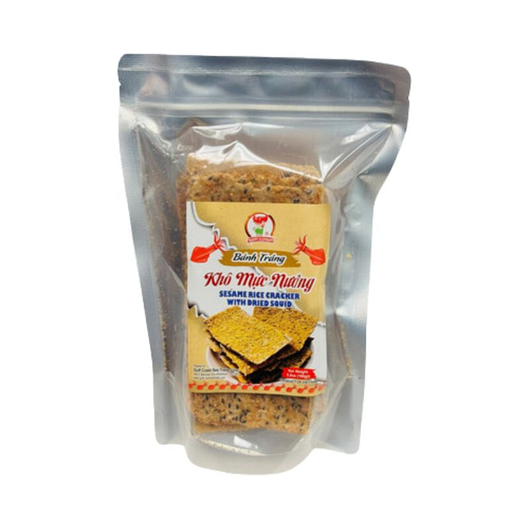 Happy Elephant Bánh Tráng Khô Mực Nướng - 5.6oz