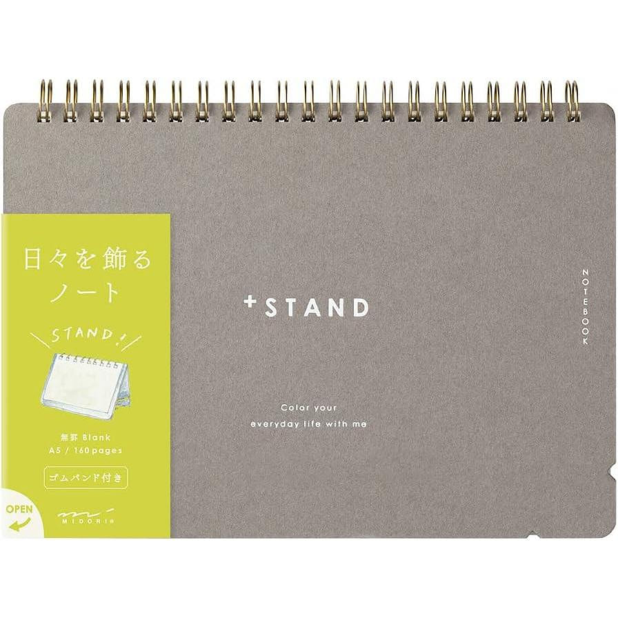 Midori A5 Blank 160p Notebook 1 count
