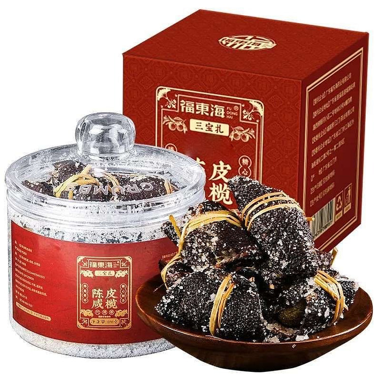 【福东海】陈皮咸揽三宝扎 陈皮咸橄榄 1罐 100 克