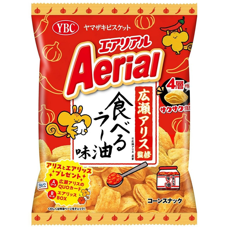YBC Aerial 4层玉米脆辣椒油味 65g 1 包