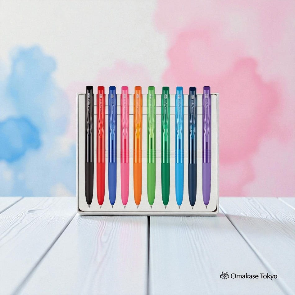 Mitsubishi Pencil Uni-ball 10 Colors Set 0.50 mm 120 g