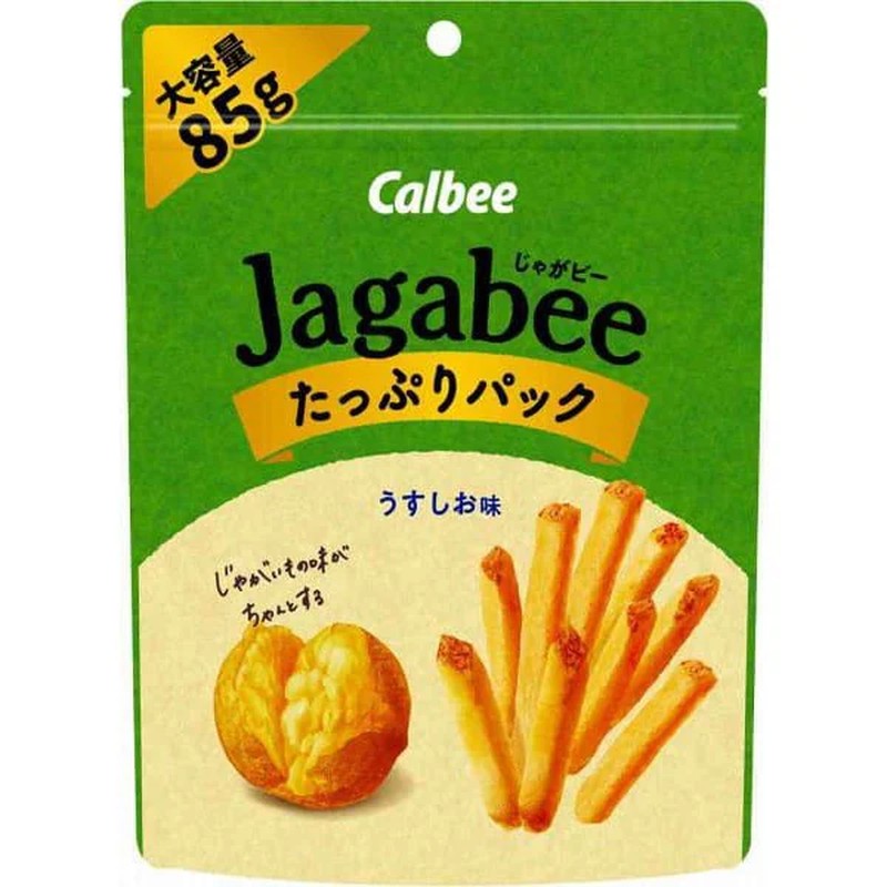 Calbee Jagabee Light Salt Flavor Pack 85g 1 each