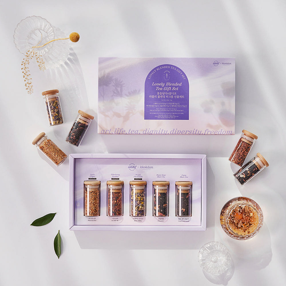 ALTDIF Lovely Blended Tea Gift Set (5 Jars) 1 each