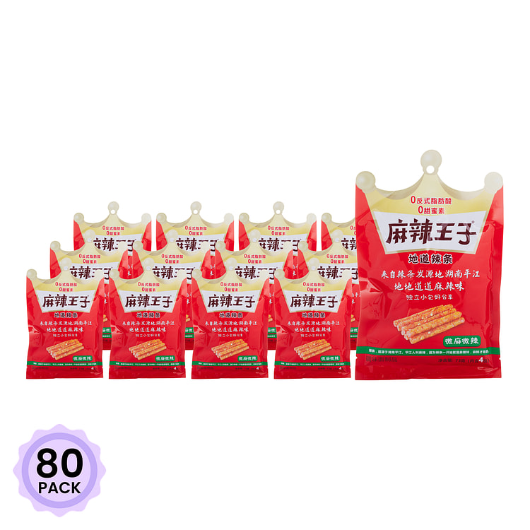 麻辣王子 麻辣条 微麻微辣 73 克*80 包