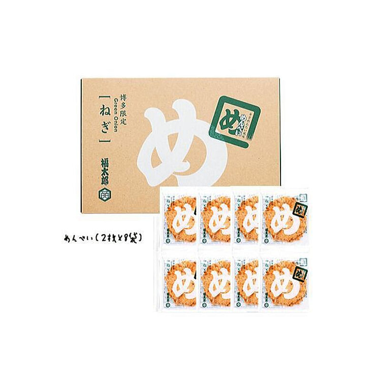 Menbei 明太子葱味 米饼 2片x8包 1 份