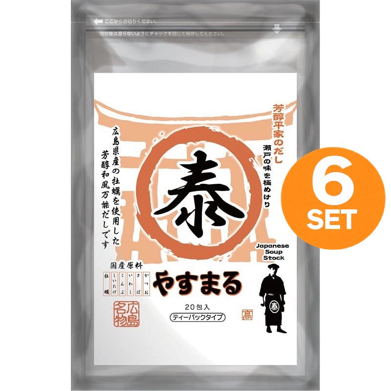 Yasumaru Aromatic Heike Dashi (20 pcs) Set of 6 1 each
