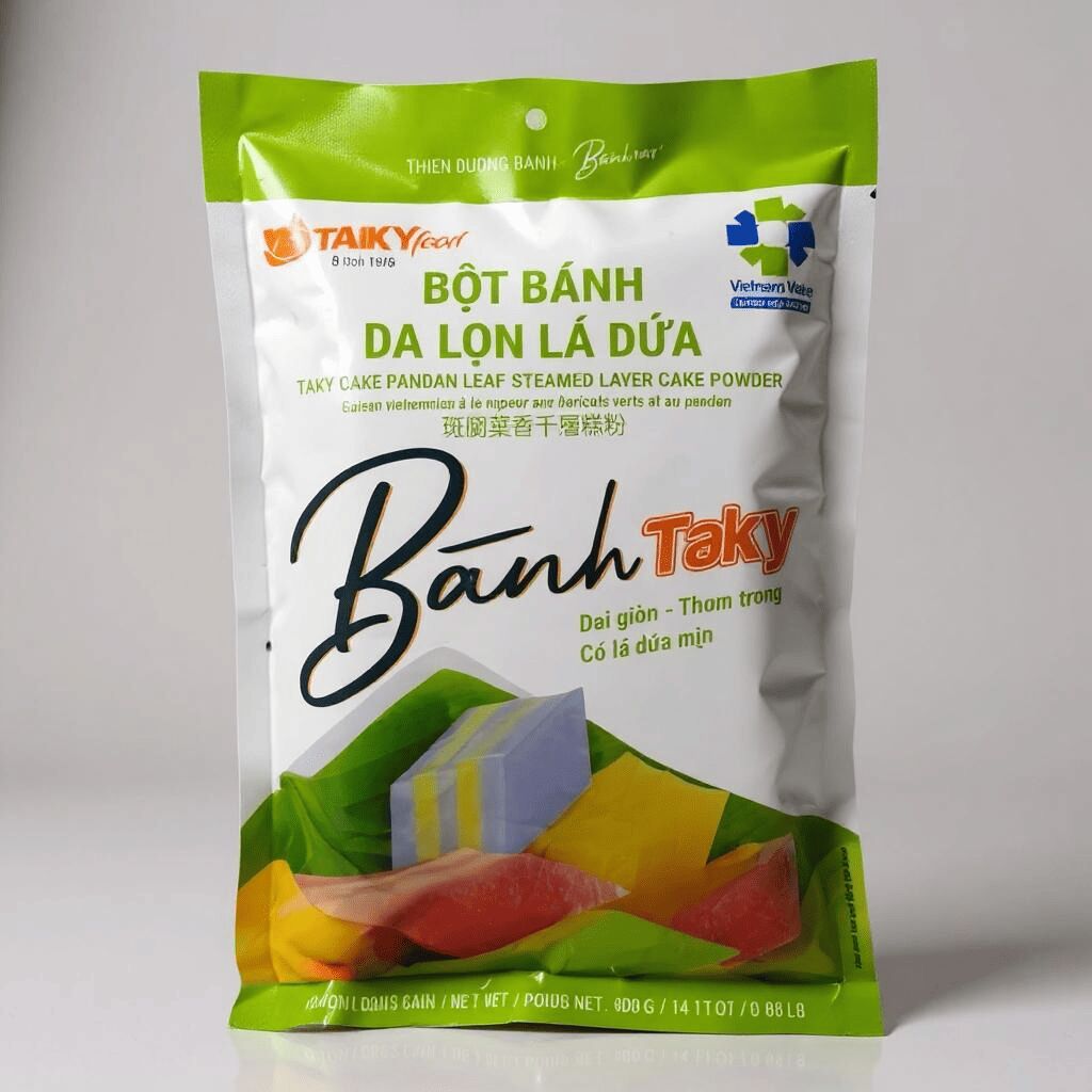 TAIKY Pandan Leaf Steamed Layer Cake Mix / Flour 400 g