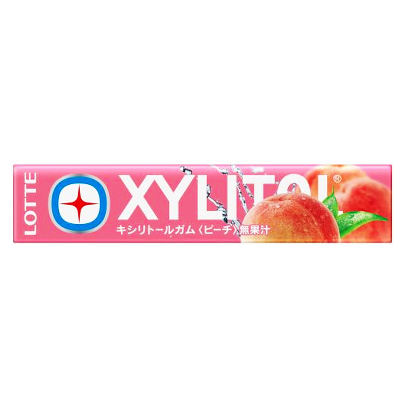 【日本直邮】Lotte 乐天 口香糖 奇思糖 桃子口味 14粒装 1 份