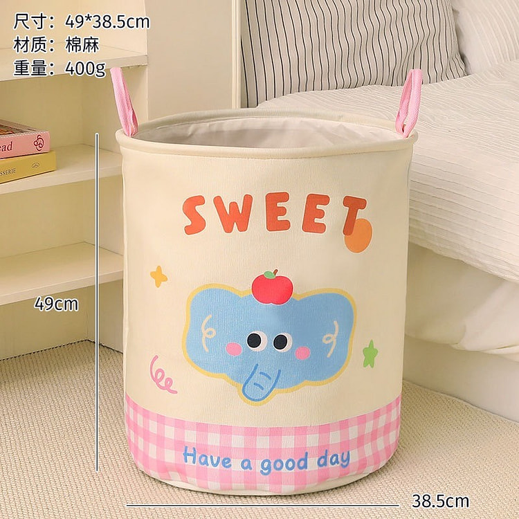 可折叠脏衣篮可爱宿舍衣服收纳筐 小象款 1 份
