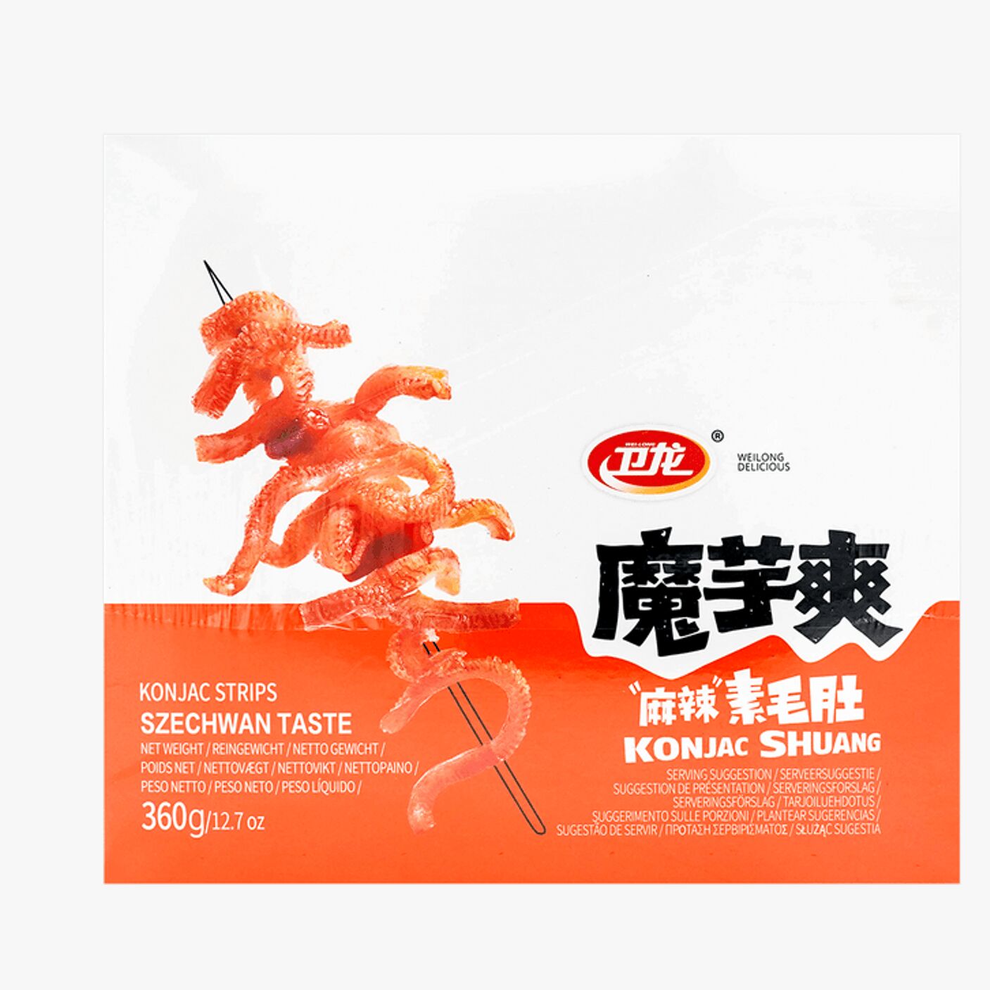 Get WeiLong Konjac Snack Mala Flavor360g 1 box Delivered | Weee