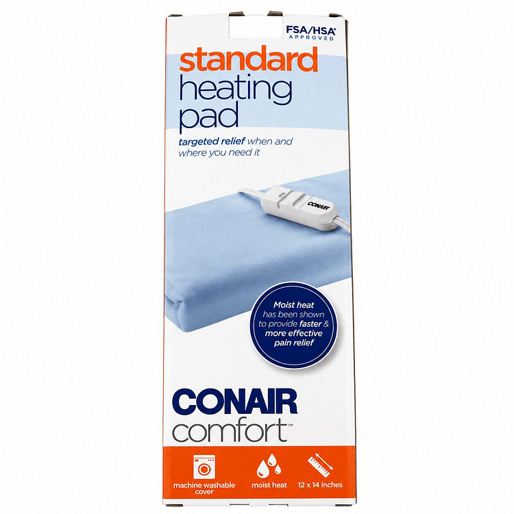 Conair Moist & Dry Electric Heating Pad Standard S 1 box