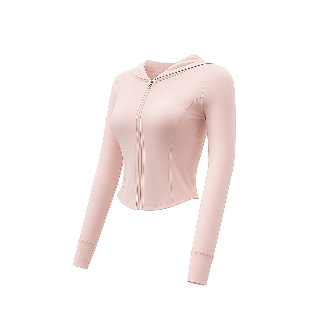 SIINSIIN Ice Skin Sunscreen Coat Apricot Pink-L 1 each