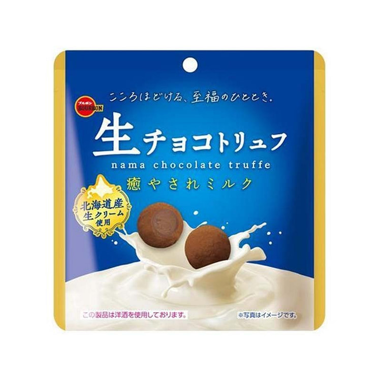 Bourbon Raw Chocolate Truffles Milk Flavor 50g 1 each