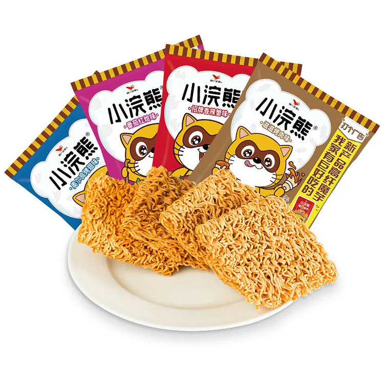 统一小浣熊干脆面 怀旧零食干吃面4种口味20包袋装 700 克