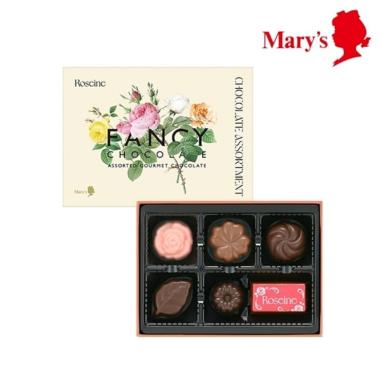 Mary Valentine Day Limited Chocolate Assorted 6pc 1 box