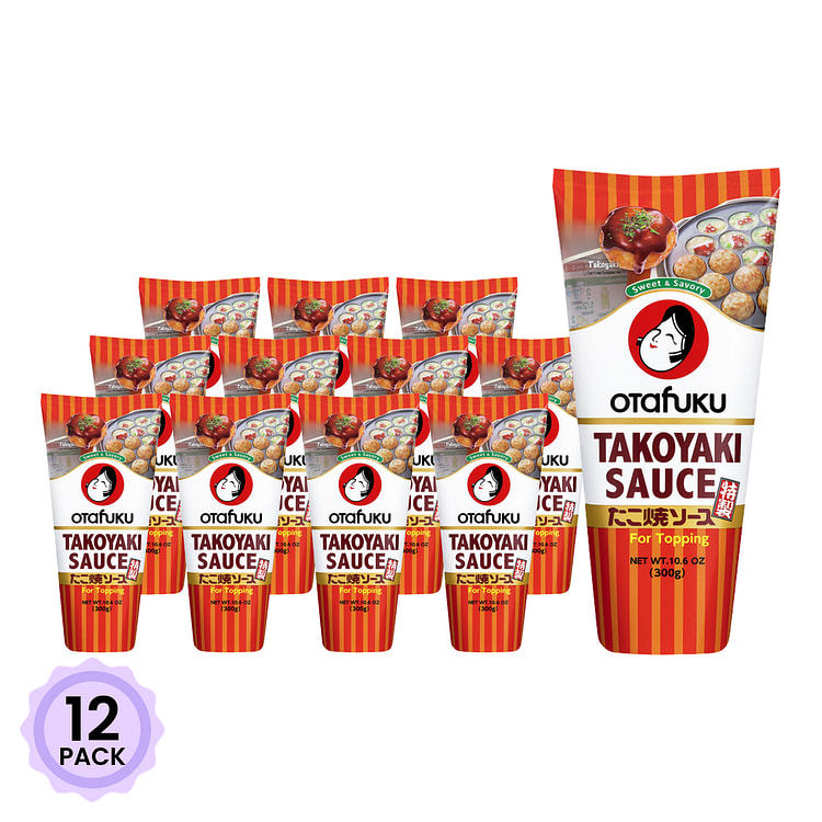 Otafuku 日式章鱼小丸子酱汁 10.6 盎司*12 包
