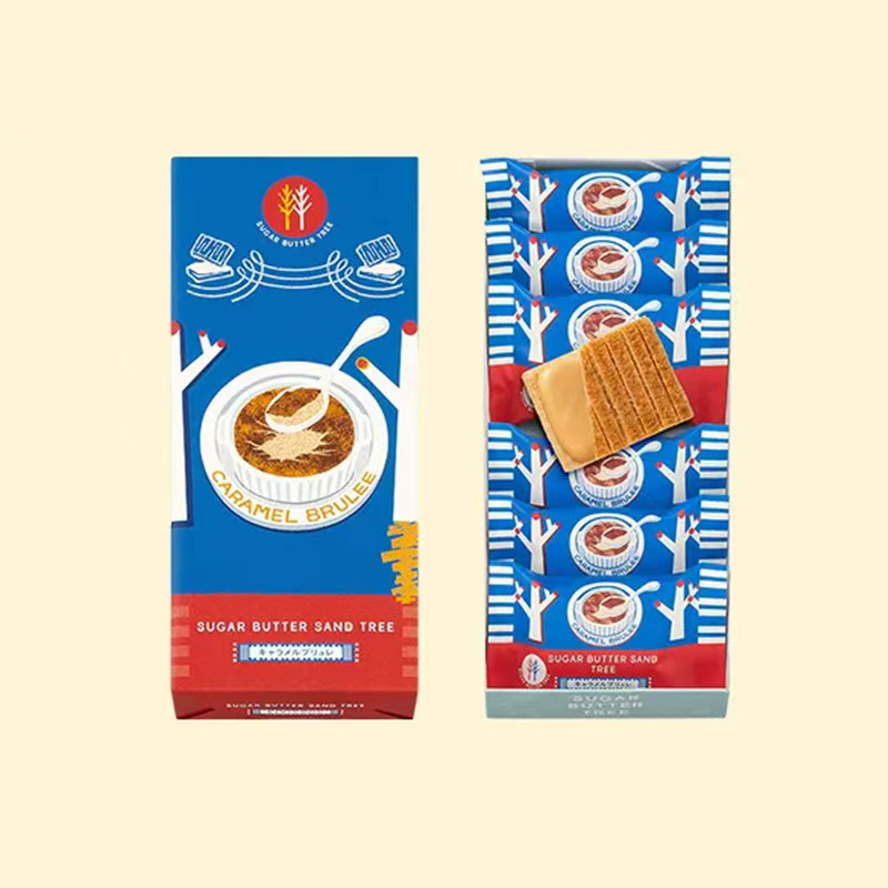 Sugar Butter Tree Caramel Brulee Sandwich Cookies7 7 each