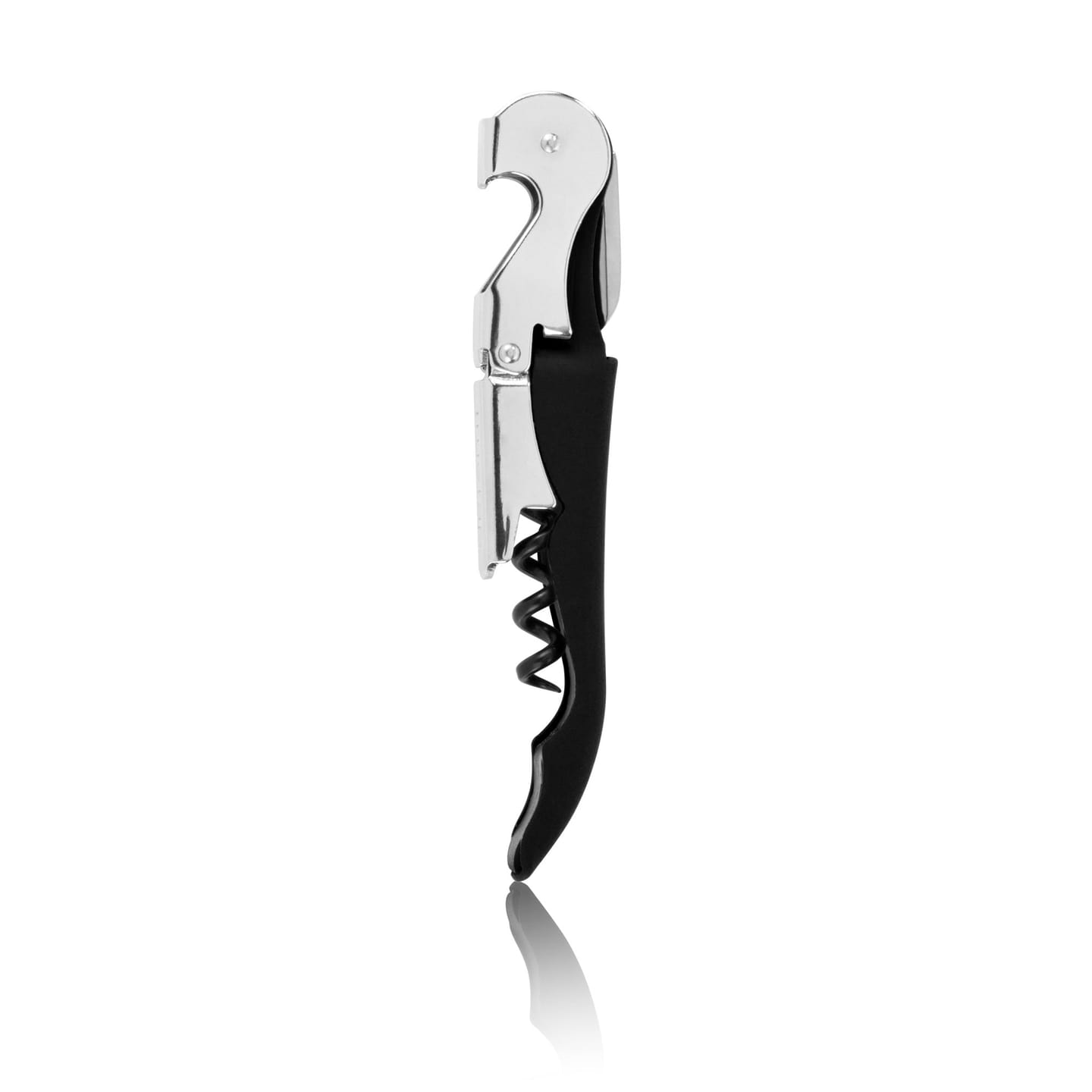 Truetap™ Soft Touch Black Double Hinged Corkscrew by True 1 each