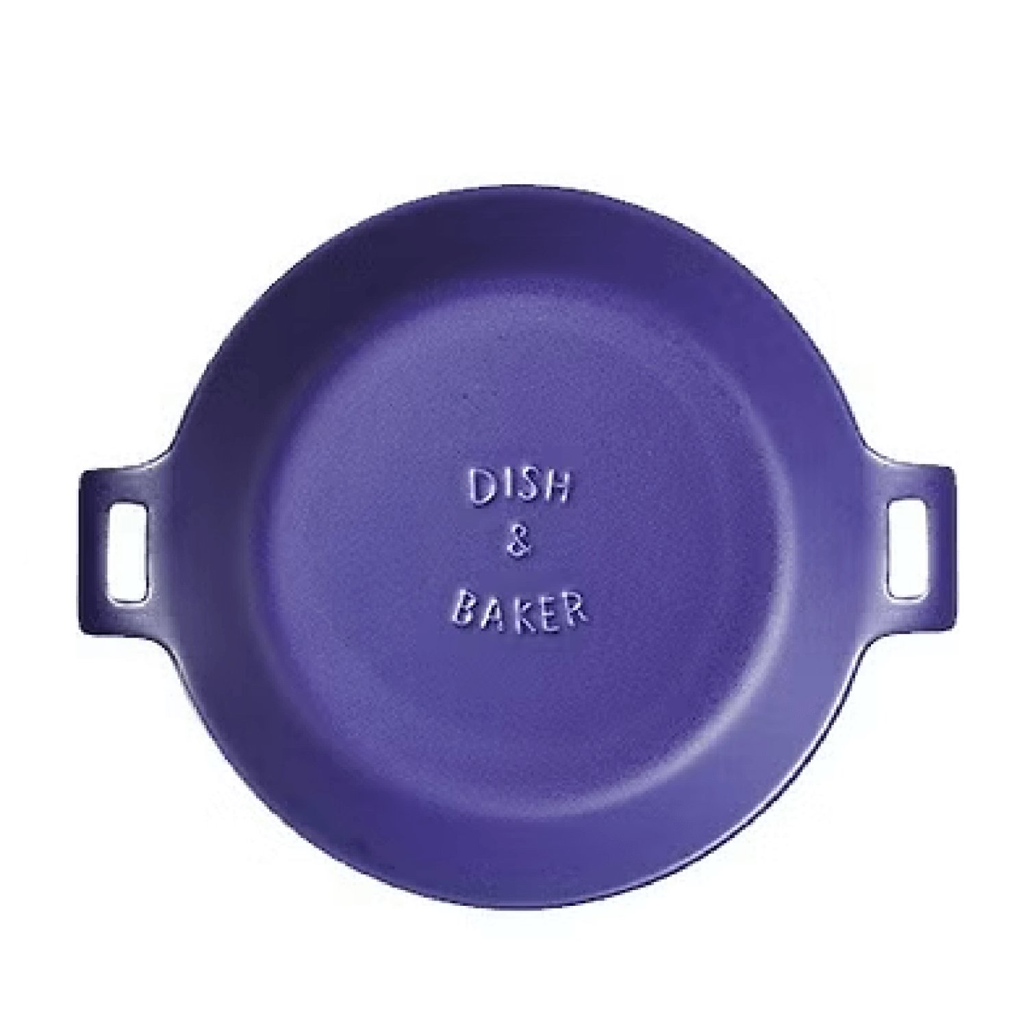 Meister Hand Dish & Baker Handle Plate - Blue/Large 1 個