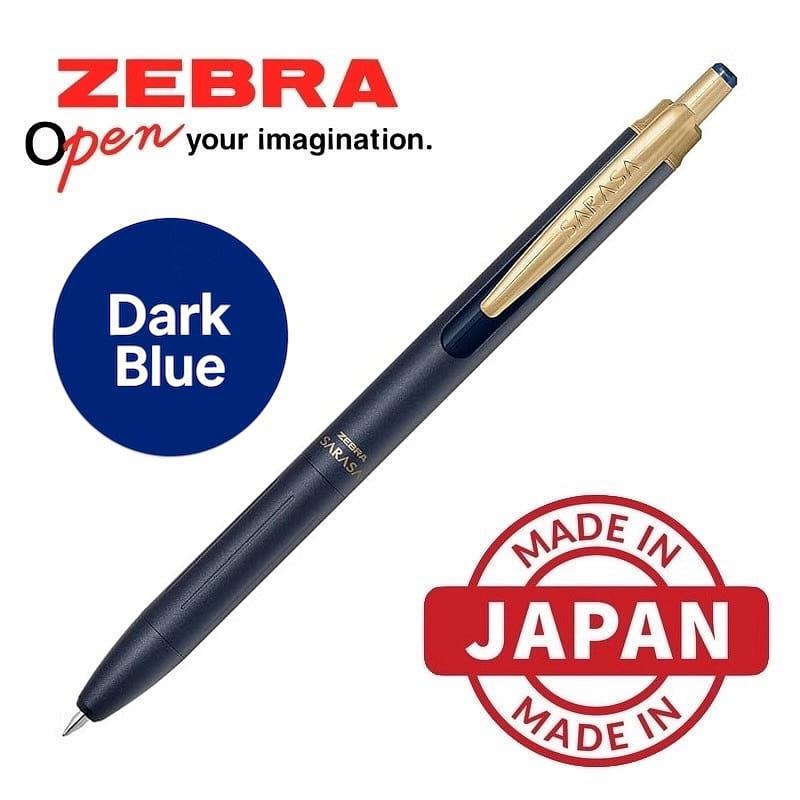 Zebra Sarasa Grand Gel Ink Pen 0.5mm Dark Blue 1 each