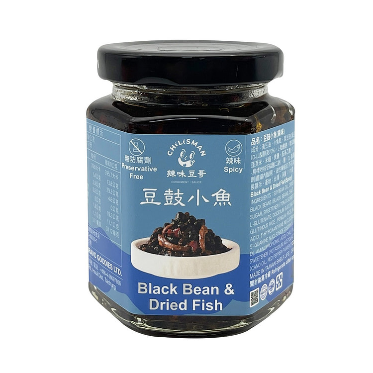 台湾【辣味豆哥】豆鼓小魚 辣味