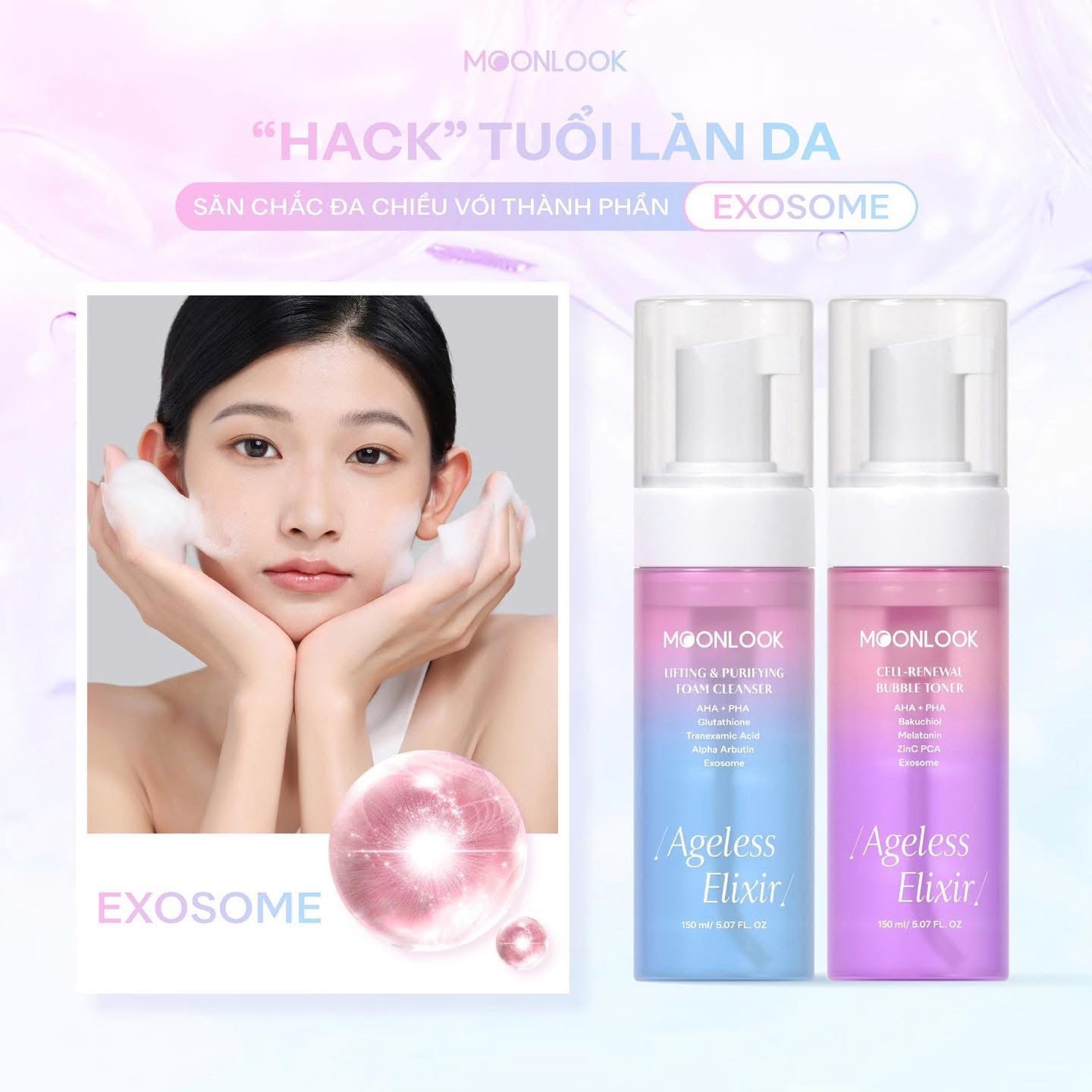 Moon Look 淨化泡沫潔面乳和爽膚水套裝 2 个