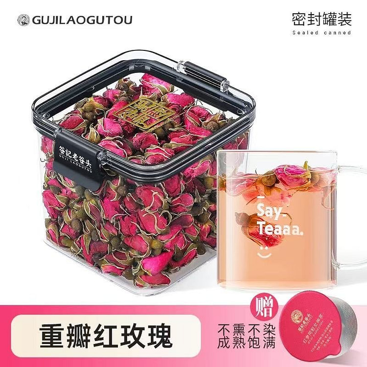 【老谷头】重瓣红玫瑰 泡茶养生 1罐