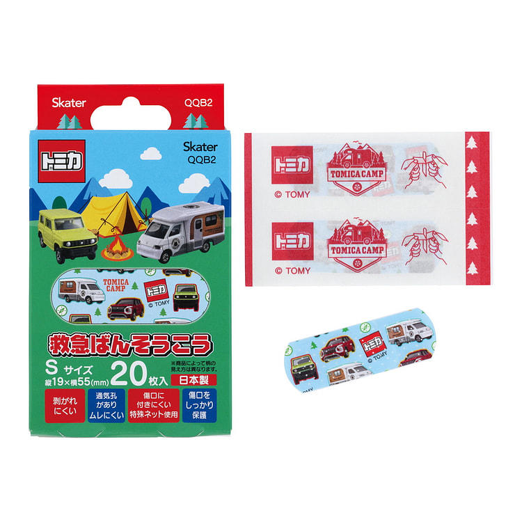 Skater TOMICA CAMP 创可贴 S号