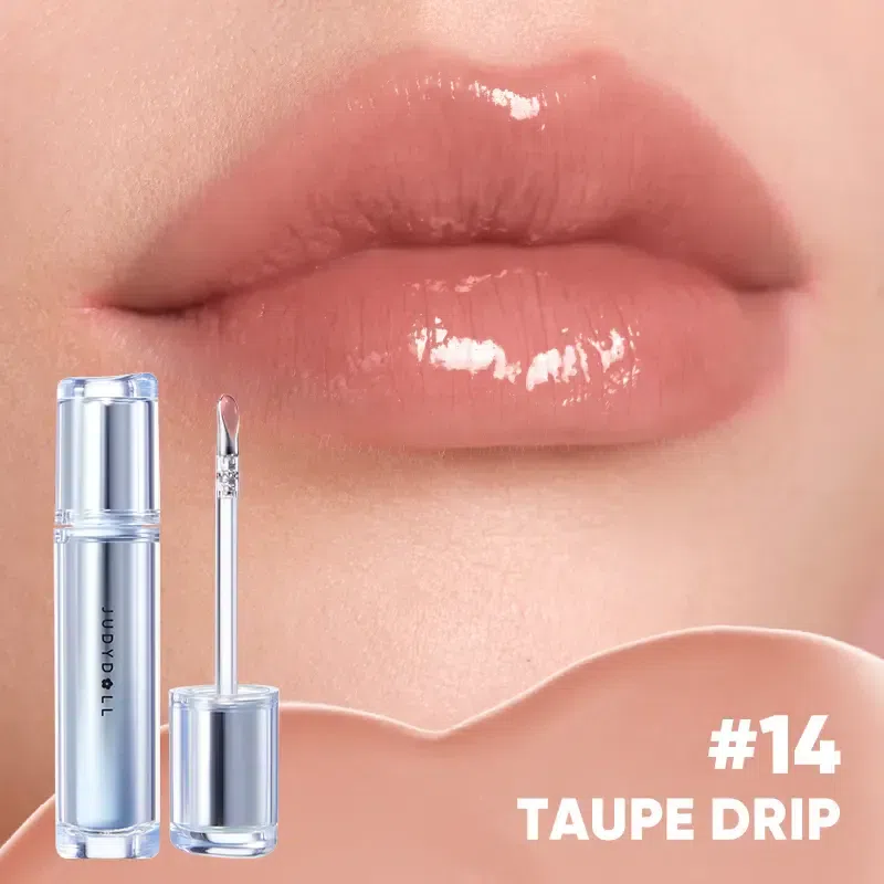 Judydoll Ice Watery LipGloss #14 Taupe drip 2.4 g