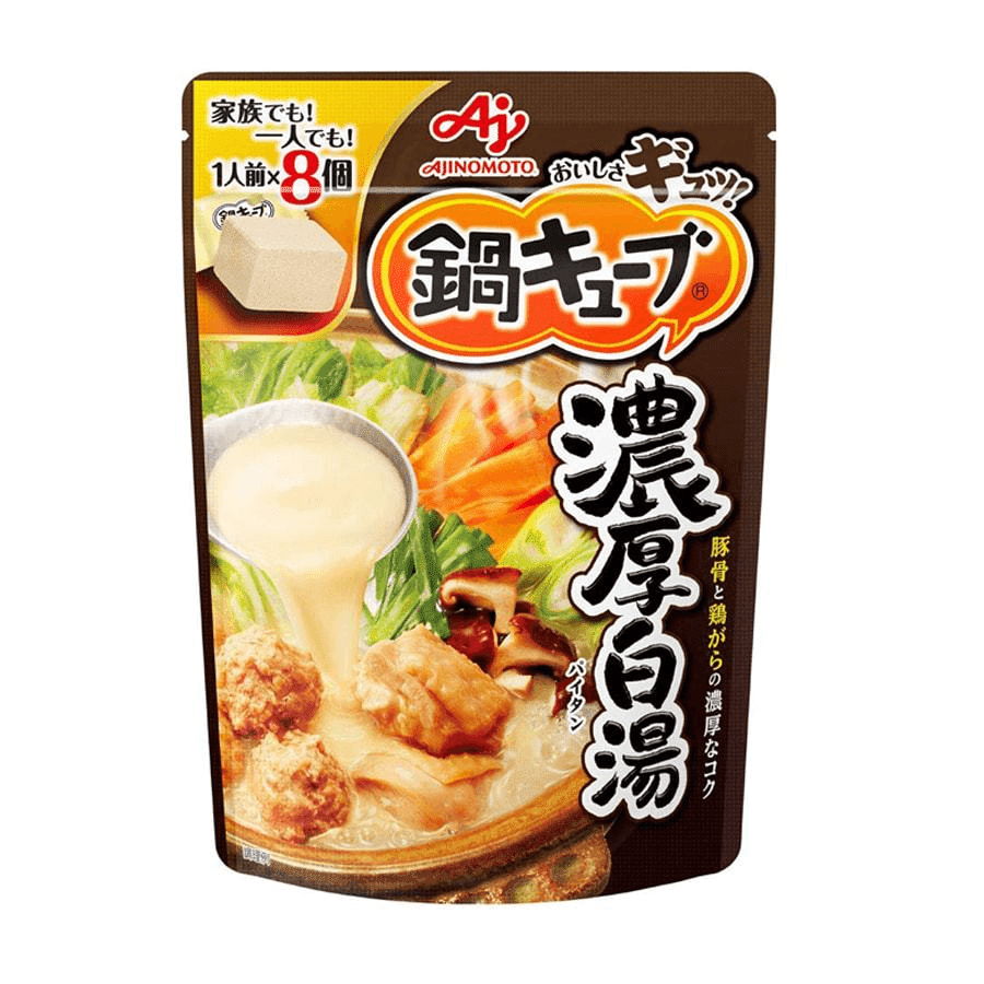 味素浓厚白汤锅底 | 鲜高汤基础8枚入