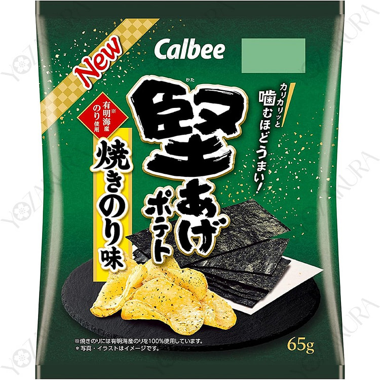 卡乐比 劲脆薯片 烤海苔味 65g