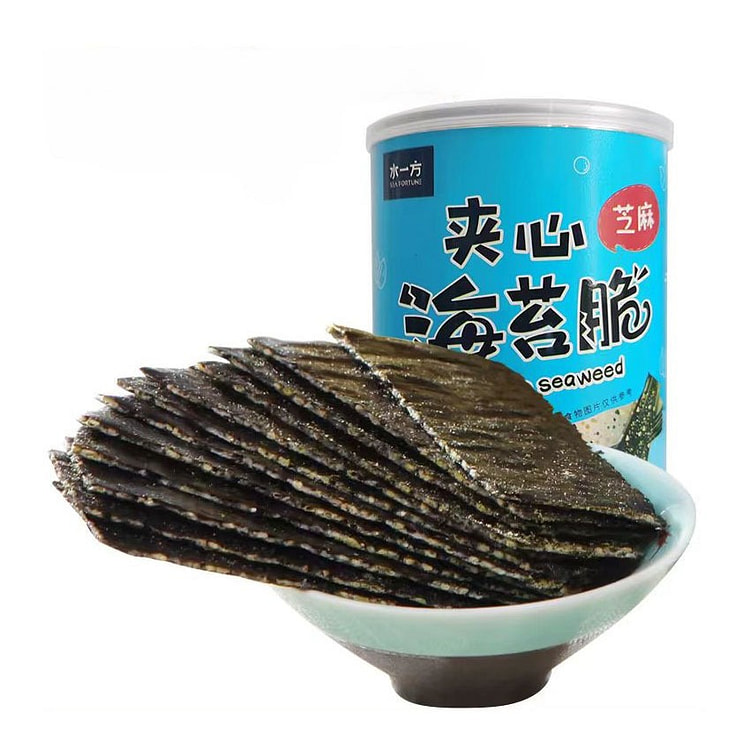 水一方 夹心海苔脆 芝麻脆 40g*1罐