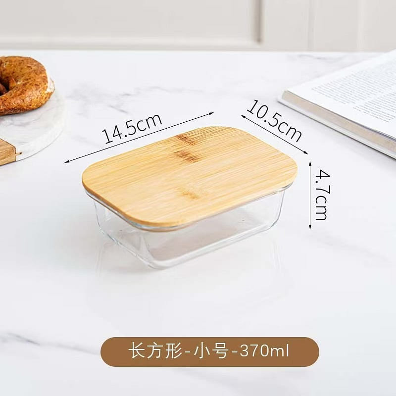 borosilicate glass sealed jar bowl 1 count