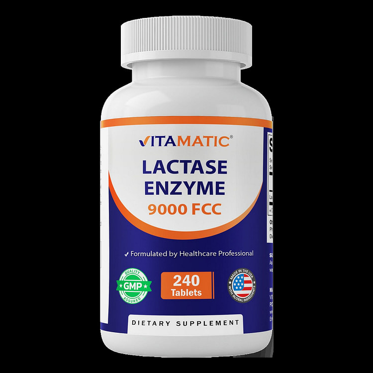 Lactase Enzyme 9000 FCC - 240 Tablets