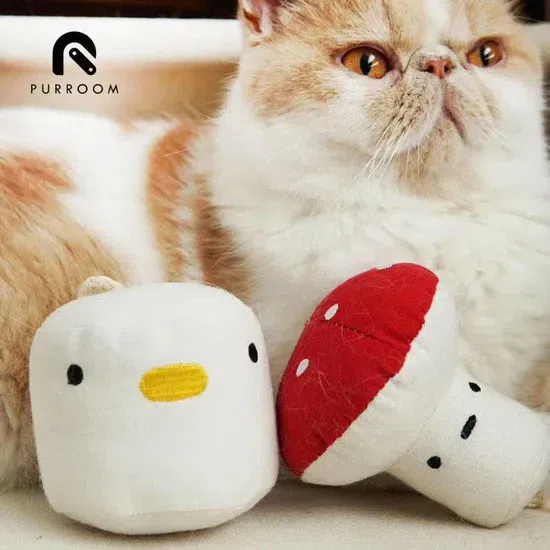 【PURROOM】Little Mushroom Catnip Toy 1 each