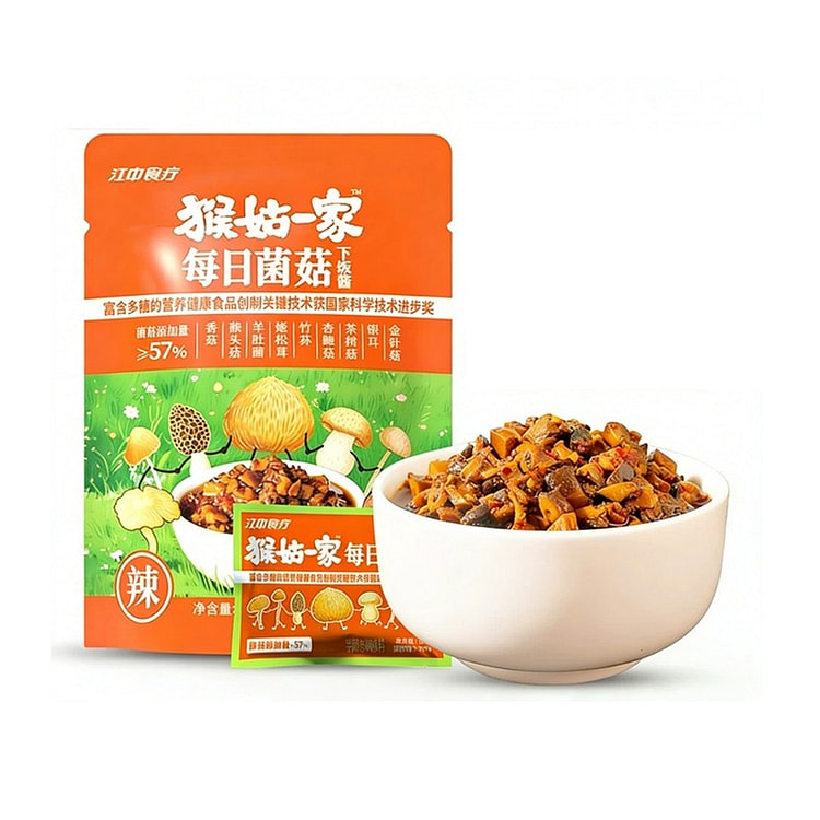 江中食疗猴姑一家每日菌菇下饭酱辣味150g*1 150 克