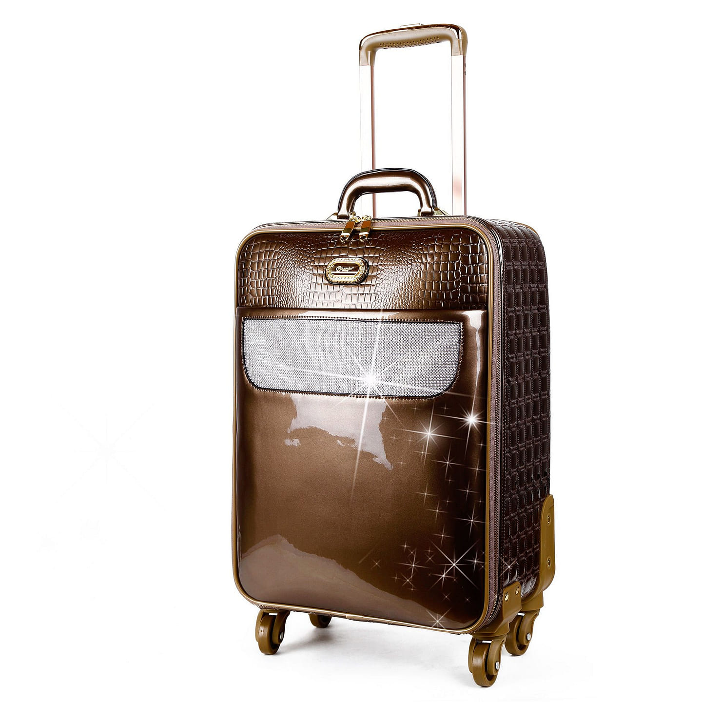 Sleek and Steady Light Weight Spinner Luggage [KGL8899-PR] 1 each
