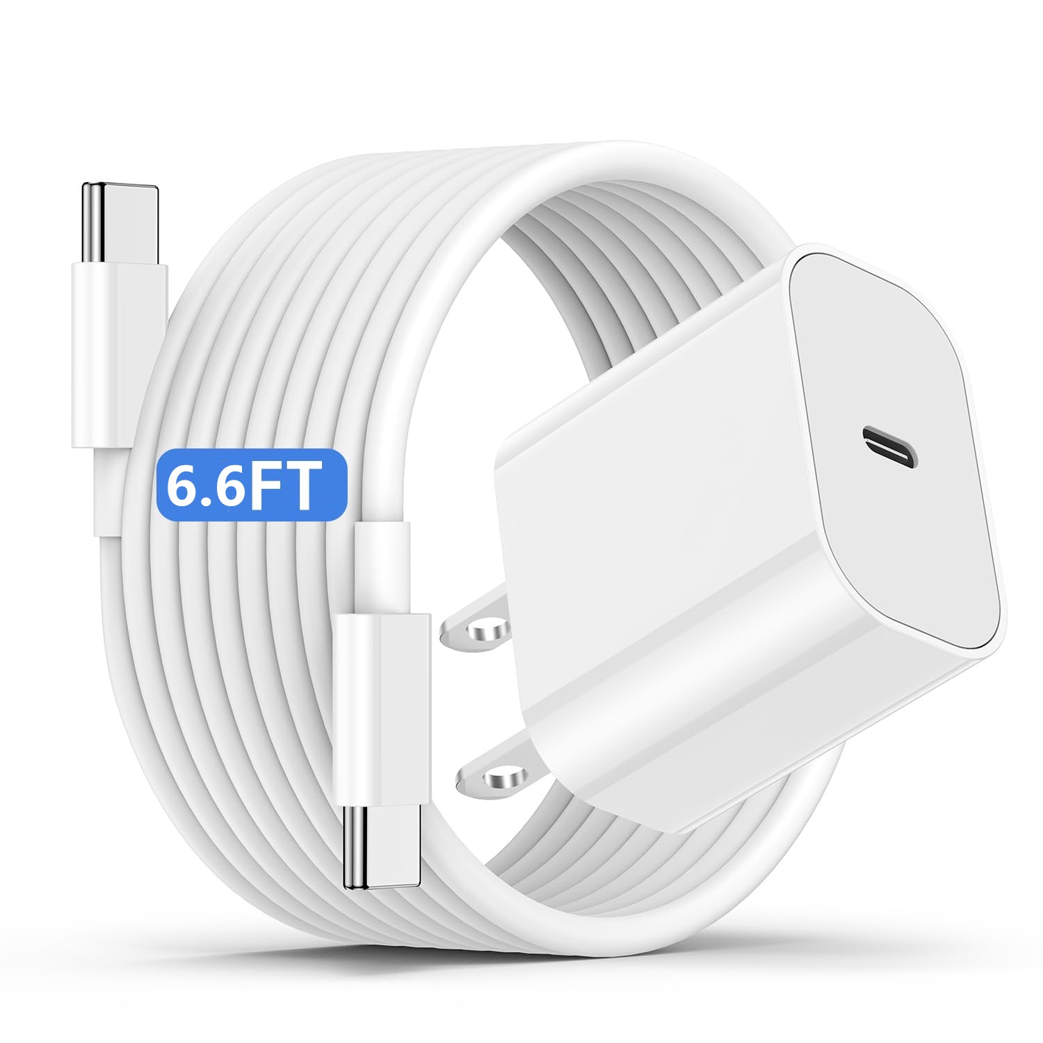 thumbnail image 2 of USB-A To USB-C Fast Charging Cable For IPhone 15/16 Series & Android – 1-Pack 2 of 5