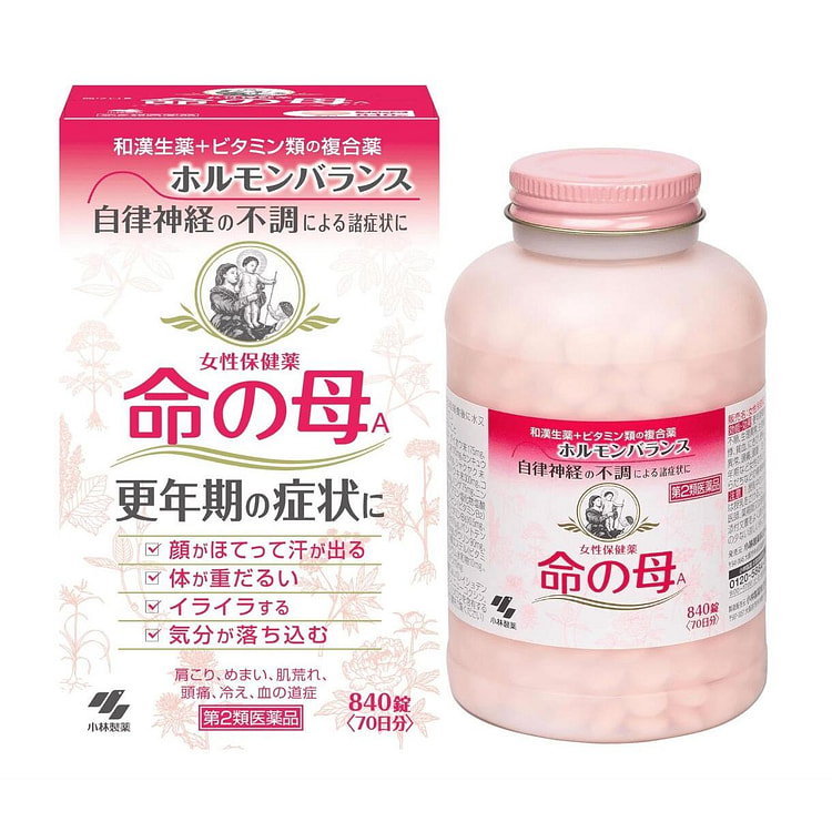 【日本直邮】小林制药命之母更年期调理 840 个