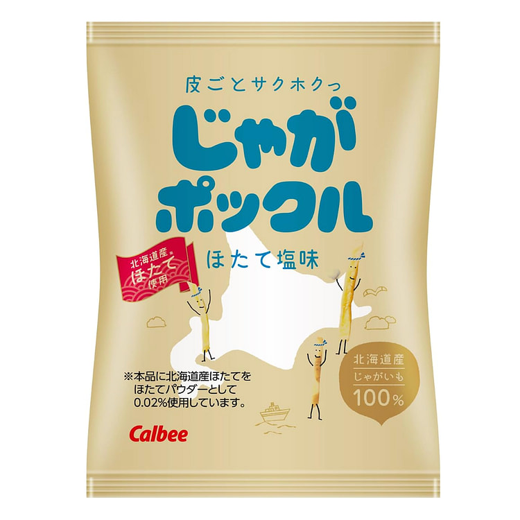 CALBEE卡乐比 薯条三兄弟海盐扇贝薯条 18g (min 5)