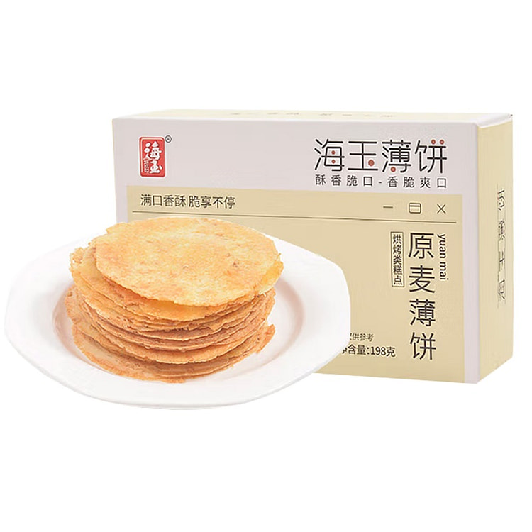 原麦薄饼198g*1盒装 198 克