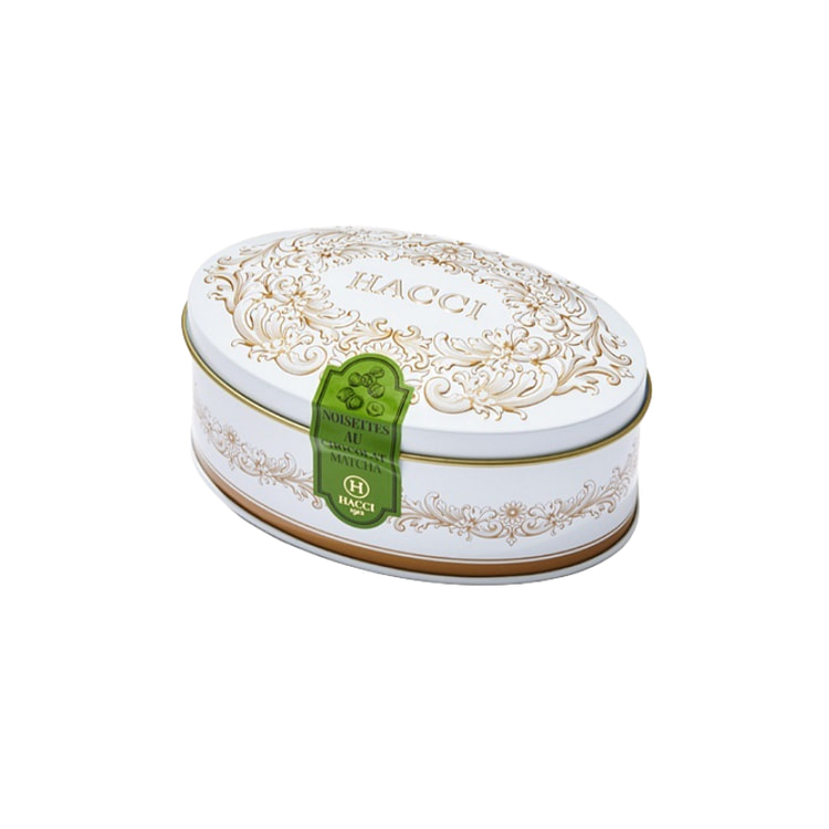 日本  HACCI 期间限定 抹茶榛果口味巧克力 90g