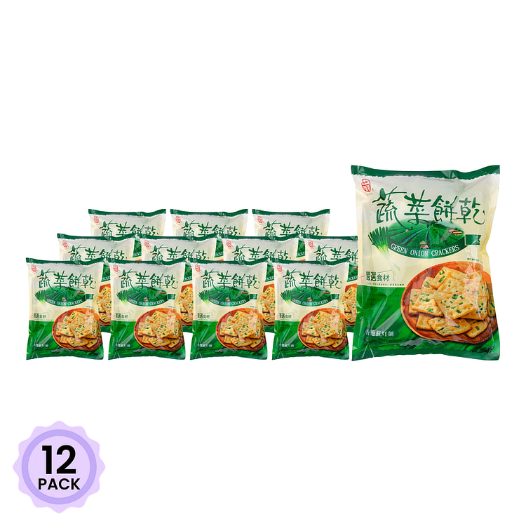 Chung Hsiang 葱クラッカー 80 グラム*12 パック