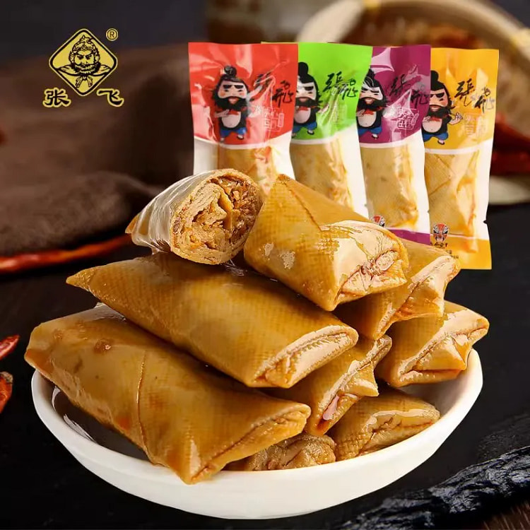 Zhang Fei Stuffed Bean Rolls 3 Spicy Mixed flavors