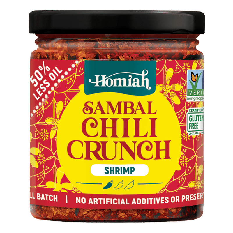 Homiah Sambal Chili Crunch, Shrimp 6 oz